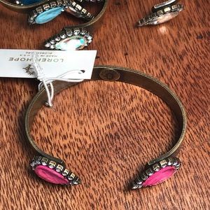 Loren Hope Signature Sarra Pink Pinch Cuff 18k